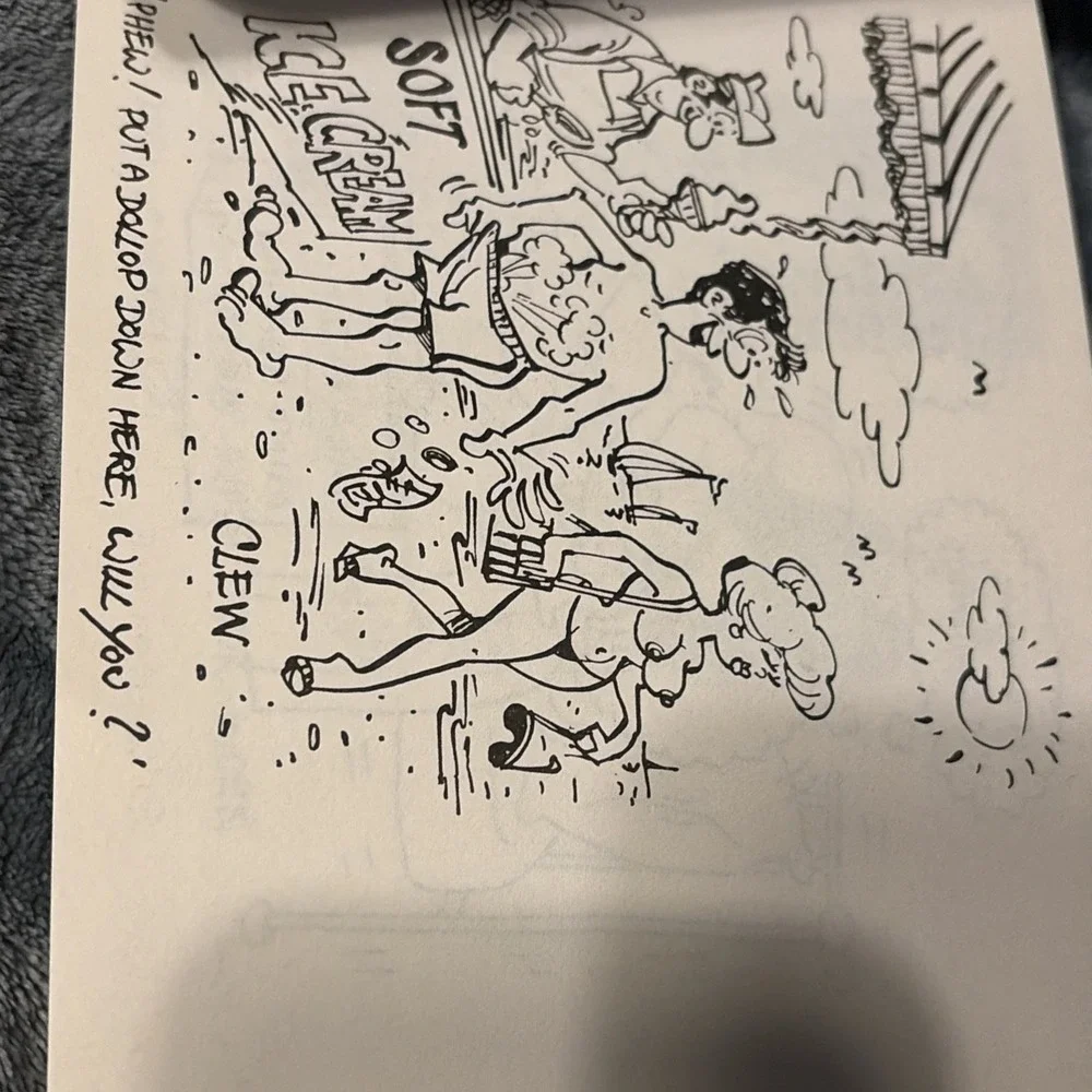 VINTAGE SUNDAY SPORT NAUGHTY CARTOONS BOOK 1992 SAUCY FUN JOKES -‎